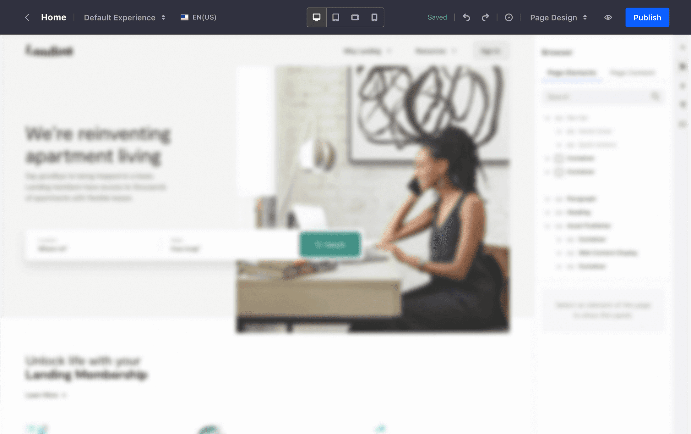 comparison of the old and new nav interfaces